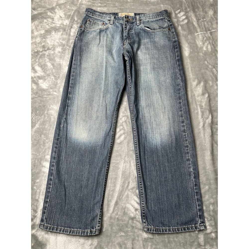 Wrangler Jeans Men Size 32x28 Relaxed Blue Denim Western Y2K‎